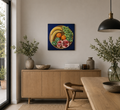 "The plate with fruits"